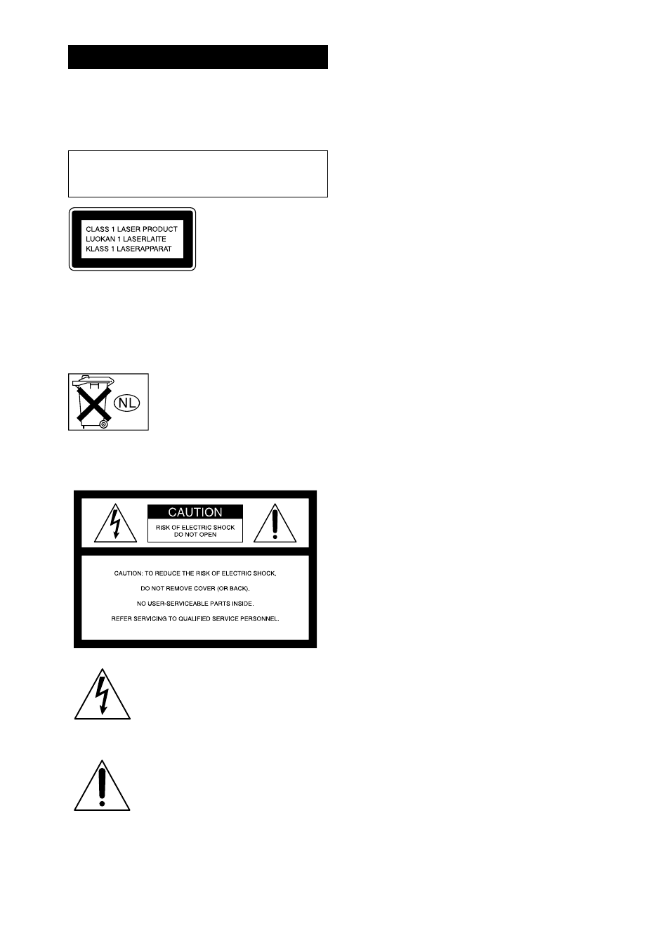 Warning | Sony CMT-EP50 User Manual | Page 2 / 24