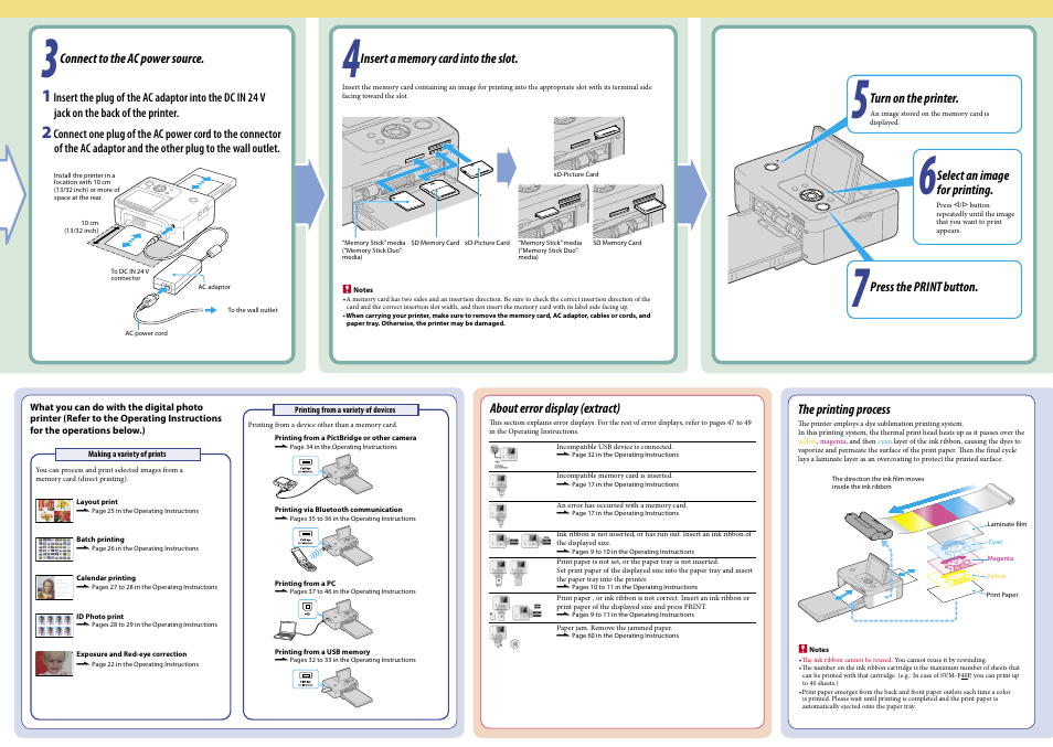 Sony DPP-FP67 User Manual | Page 2 / 2