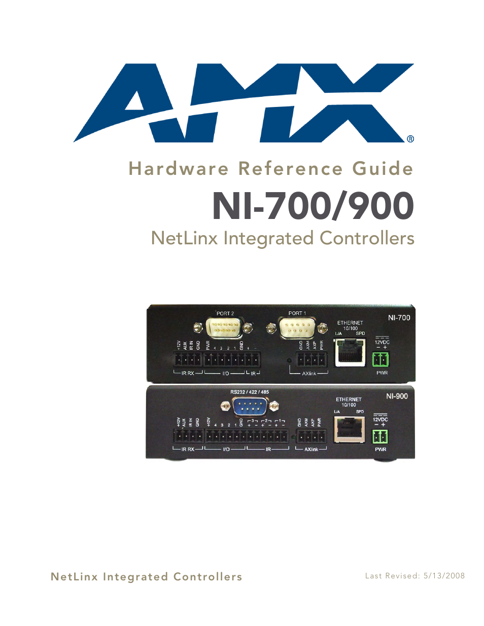 AMX NetLinx Integrated Controllers NI-700/900 User Manual | 30 pages