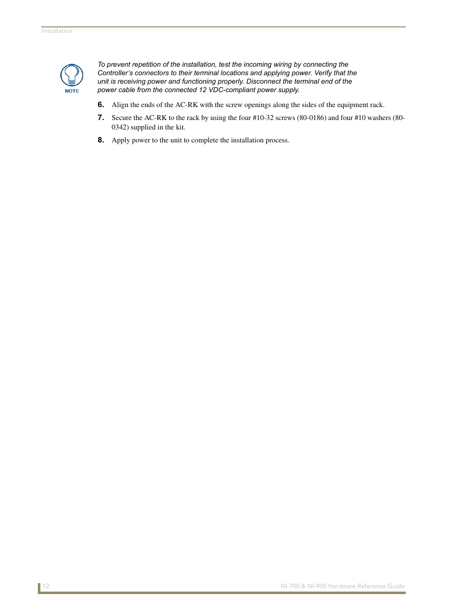 AMX NetLinx Integrated Controllers NI-700/900 User Manual | Page 16 / 30