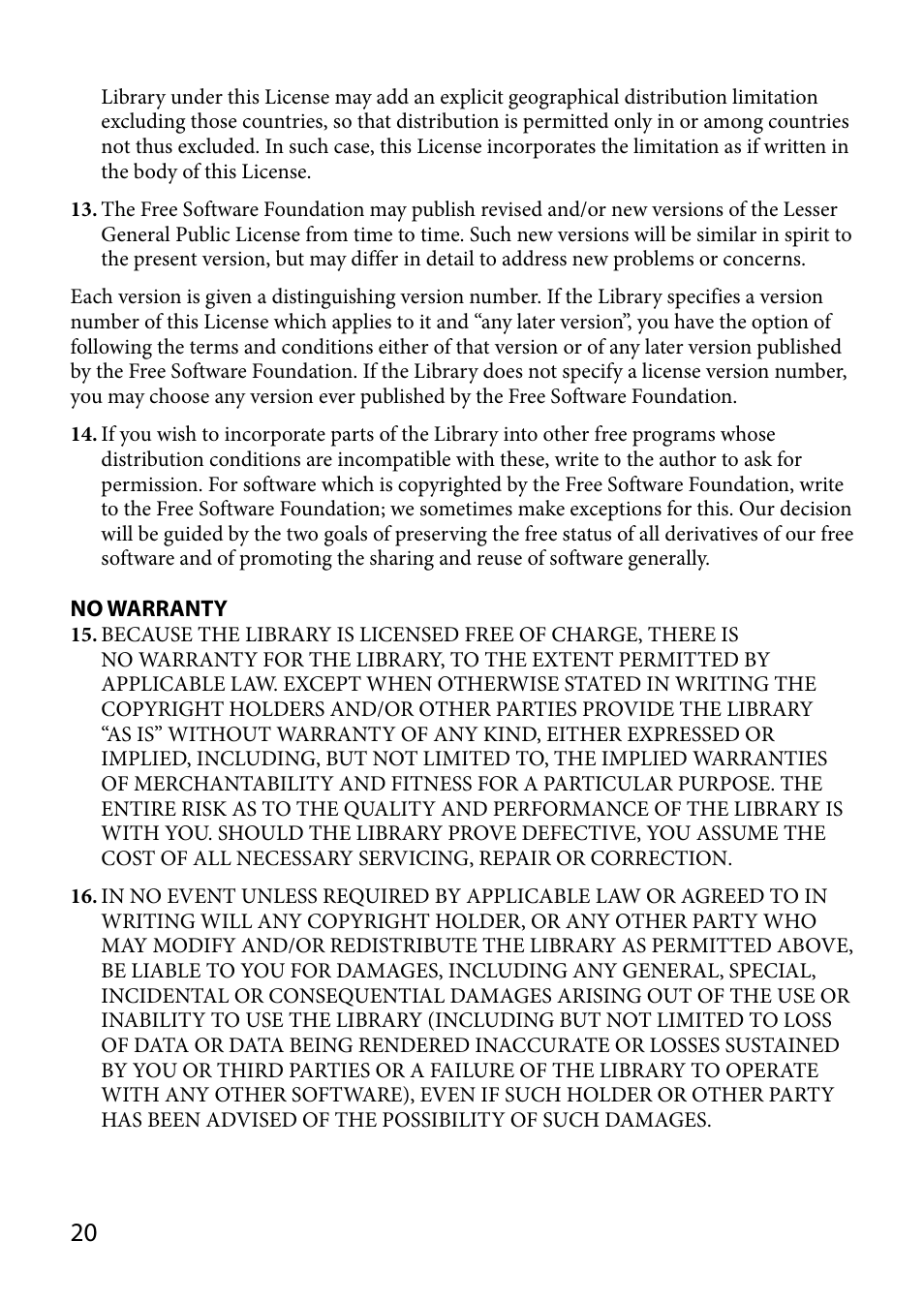 Sony COM-2BLACK User Manual | Page 20 / 24