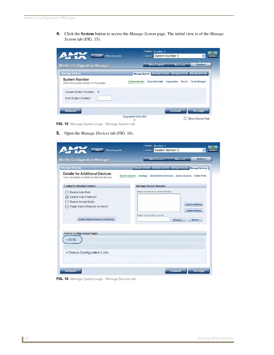 AMX Control System Accessories Anterus User Manual | Page 20 / 38