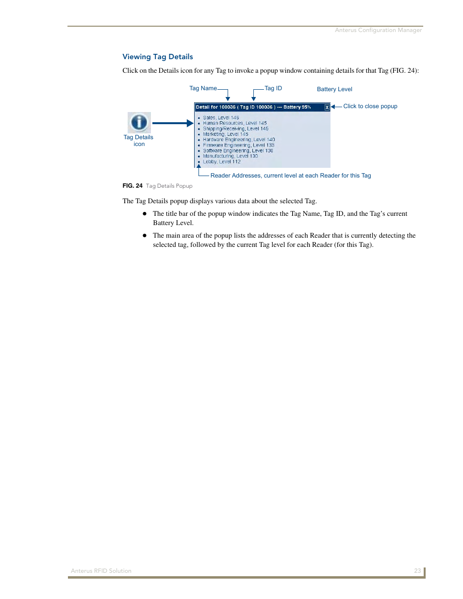 Viewing tag details | AMX Control System Accessories Anterus User Manual | Page 27 / 38