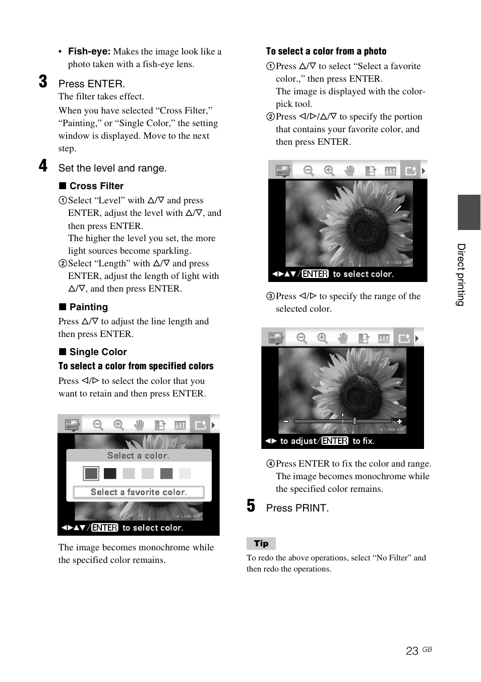 Sony DPP-FP97 User Manual | Page 23 / 88