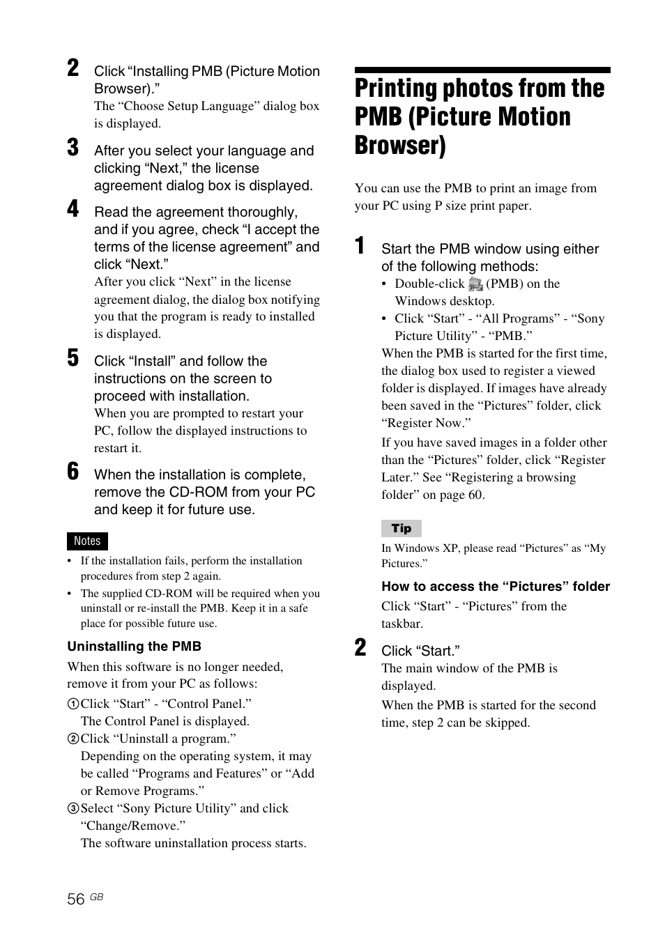 Sony DPP-FP97 User Manual | Page 56 / 88