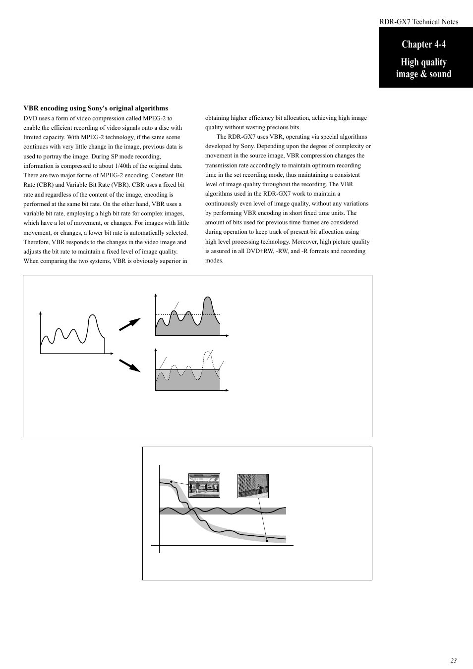 Chapter 4-4 high quality image & sound | Sony RDR-GX7 User Manual | Page 23 / 34