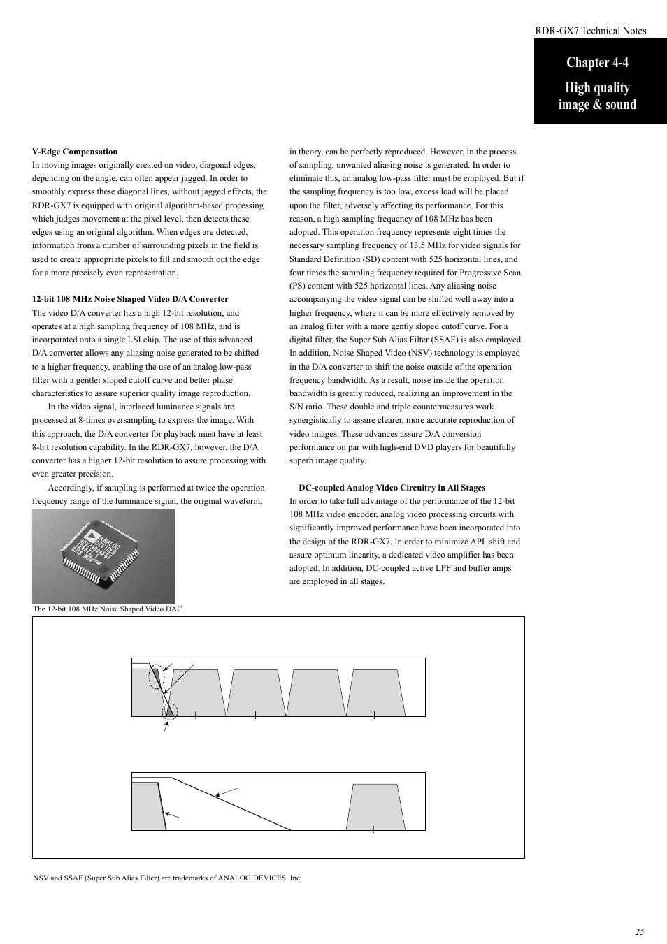 Chapter 4-4 high quality image & sound | Sony RDR-GX7 User Manual | Page 25 / 34