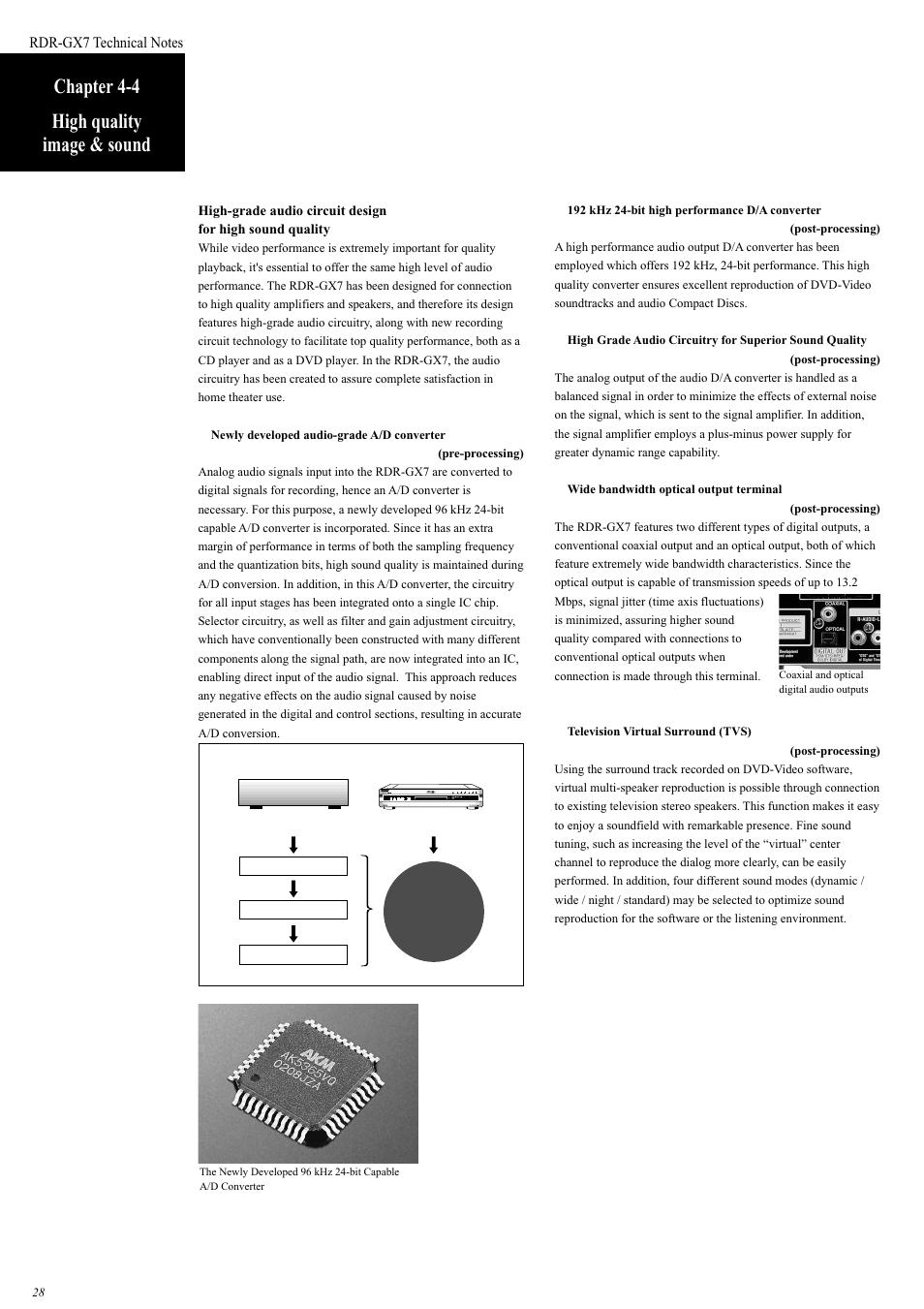 Chapter 4-4 high quality image & sound | Sony RDR-GX7 User Manual | Page 28 / 34