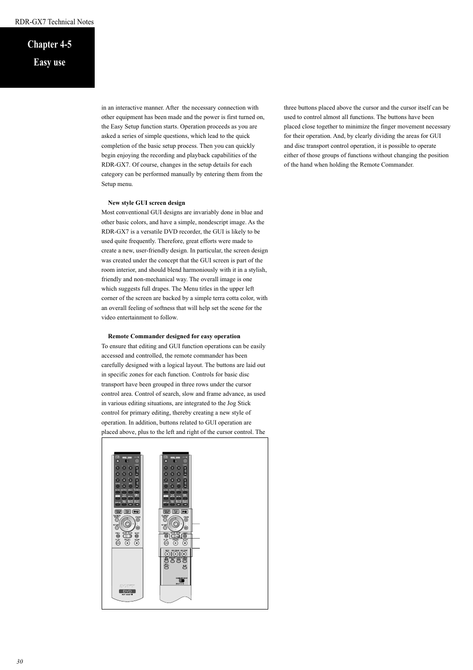 Chapter 4-5 easy use | Sony RDR-GX7 User Manual | Page 30 / 34