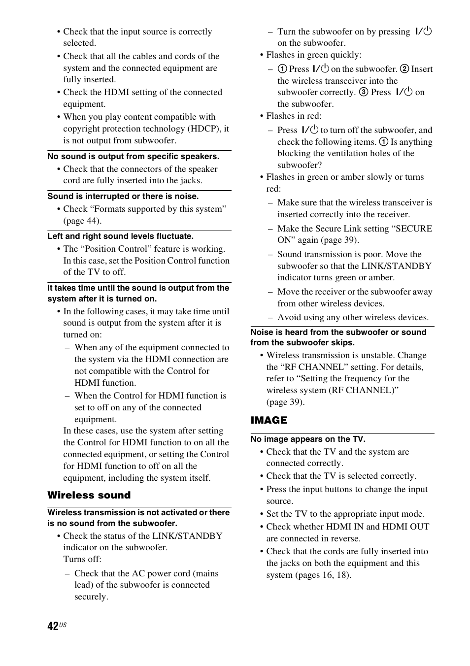 Sony HT-CT550W User Manual | Page 42 / 142