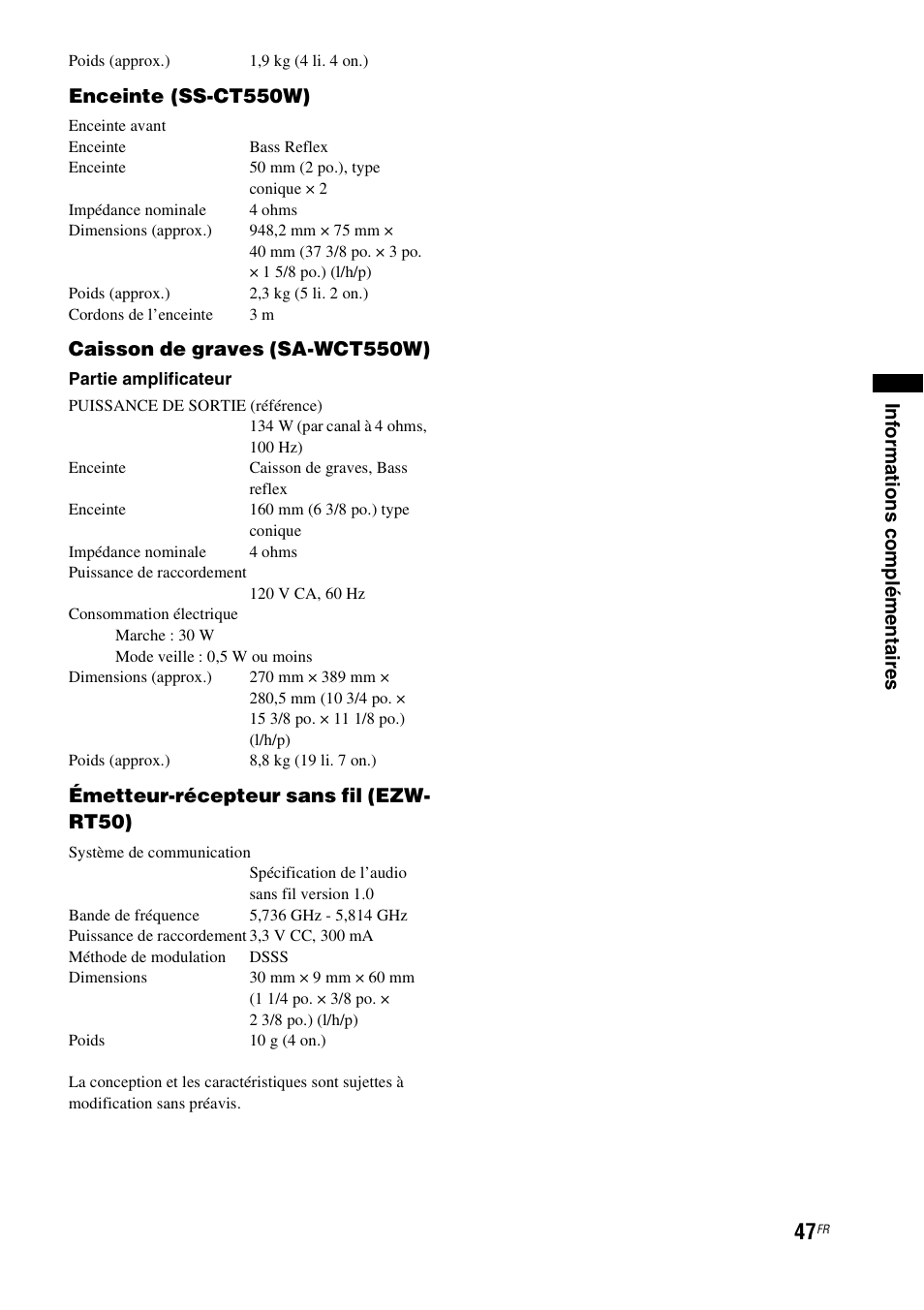 Sony HT-CT550W User Manual | Page 93 / 142