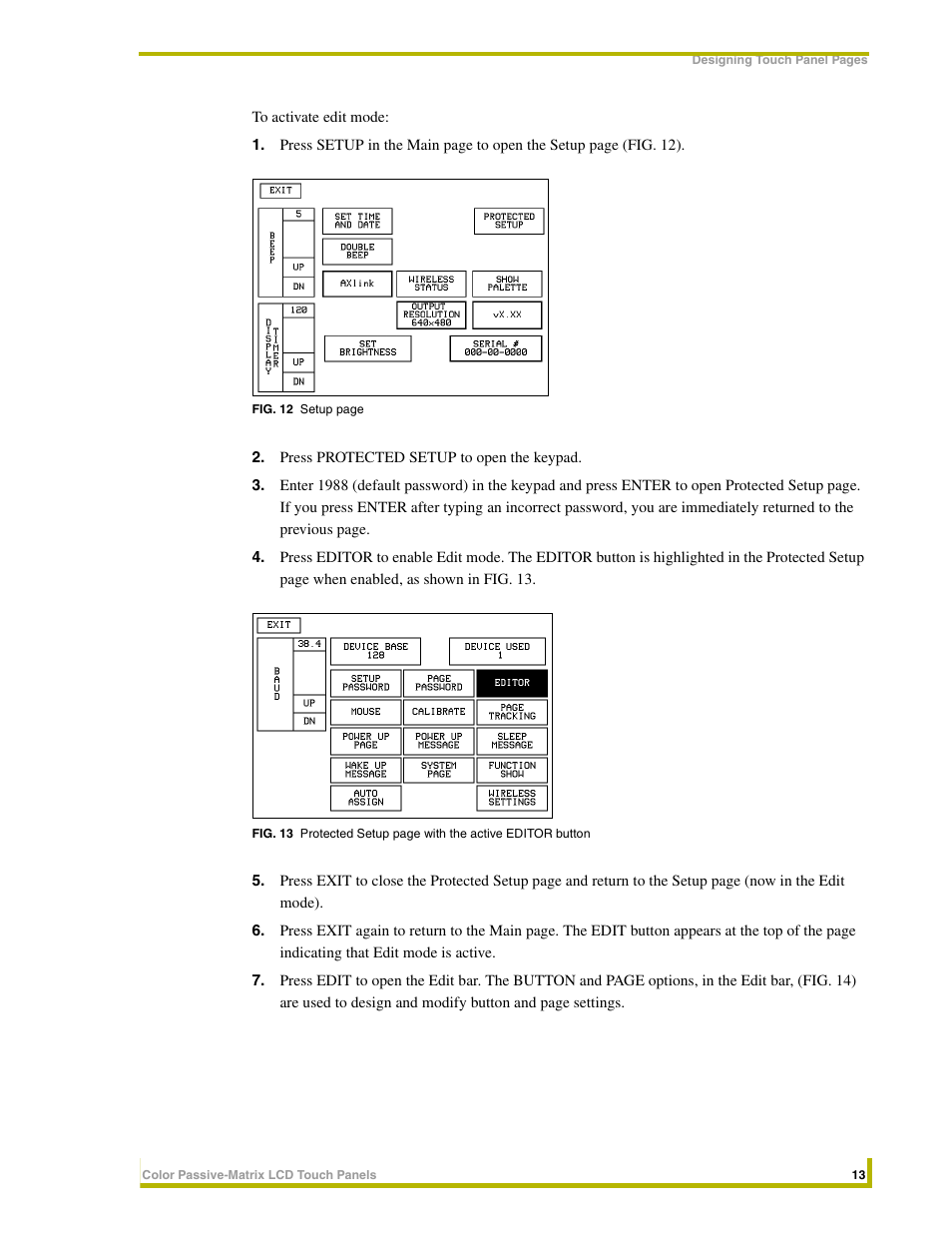 AMX 8.5" Color Passive LCD Touch Panels User Manual | Page 17 / 52