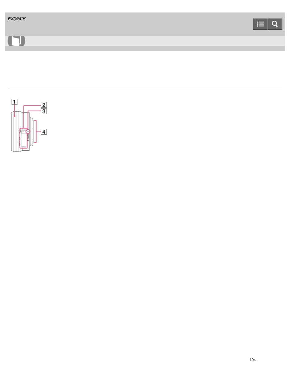 Help guide | Sony ILCE-6000 User Manual | Page 109 / 458