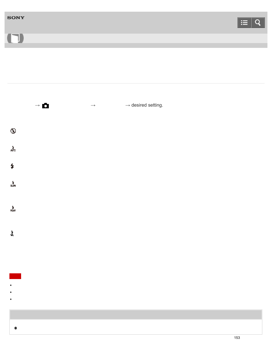 Flash mode, You can set the flash mode, Help guide | Sony ILCE-6000 User Manual | Page 158 / 458