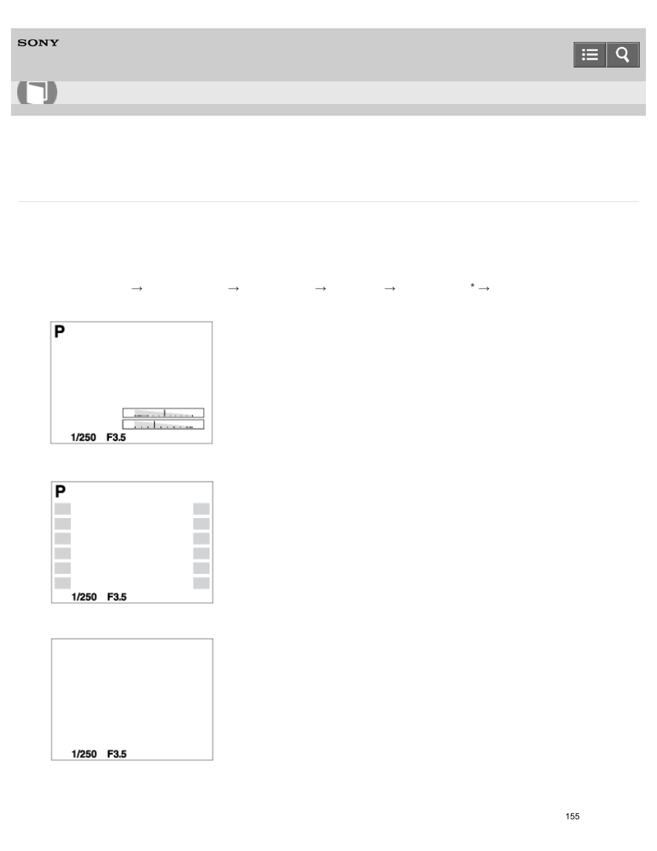 Switching the screen display (shooting), You can change the display contents on the screen, Help guide | Sony ILCE-6000 User Manual | Page 160 / 458