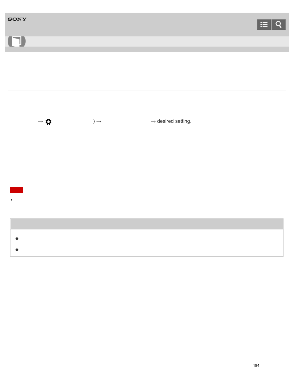 Disp. cont. af area, Help guide | Sony ILCE-6000 User Manual | Page 189 / 458