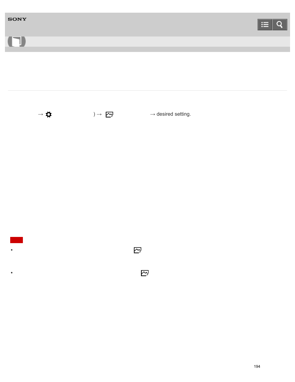 Ael w/ shutter (still image), Help guide | Sony ILCE-6000 User Manual | Page 199 / 458