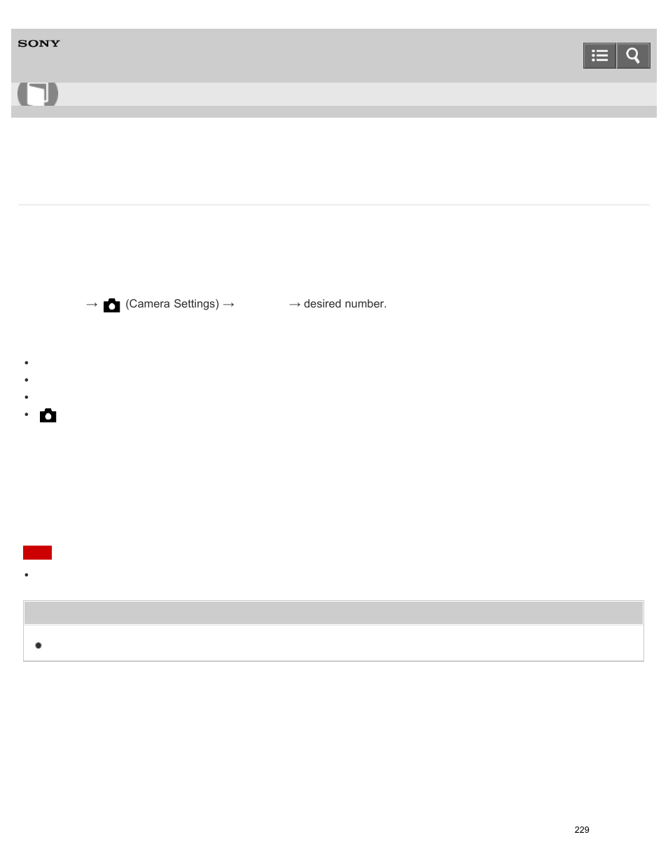 Memory, Help guide | Sony ILCE-6000 User Manual | Page 234 / 458