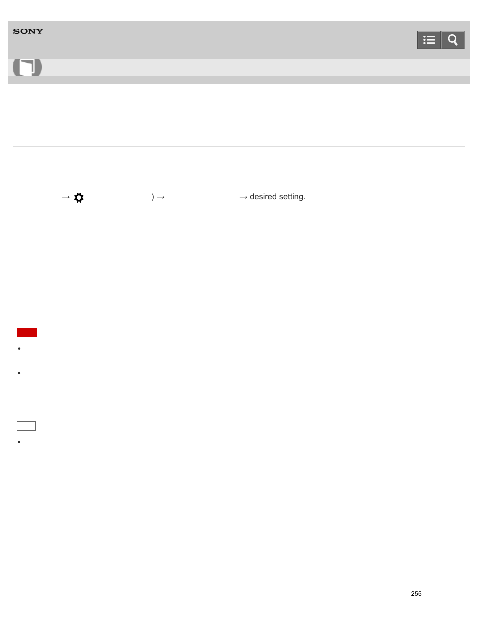 Live view display, Help guide | Sony ILCE-6000 User Manual | Page 260 / 458