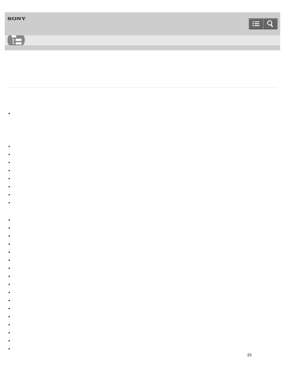 Troubleshooting, Help guide | Sony ILCE-6000 User Manual | Page 28 / 458