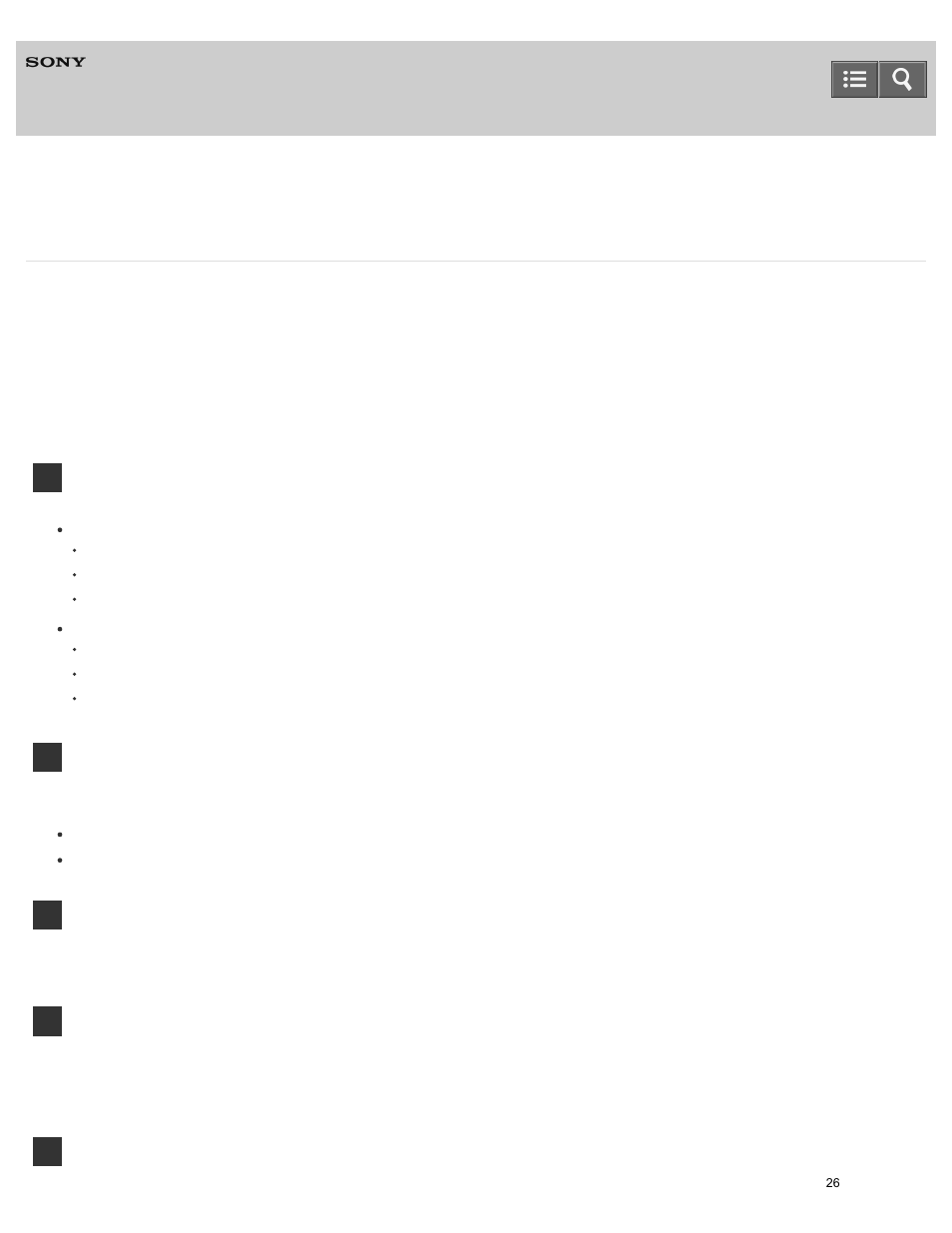 Notes on use, Help guide, Before use | Recommended system environment | Sony ILCE-6000 User Manual | Page 31 / 458