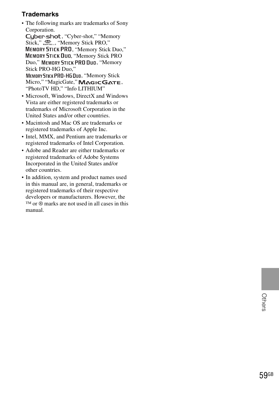 Sony DSC-TX1 User Manual | Page 59 / 116