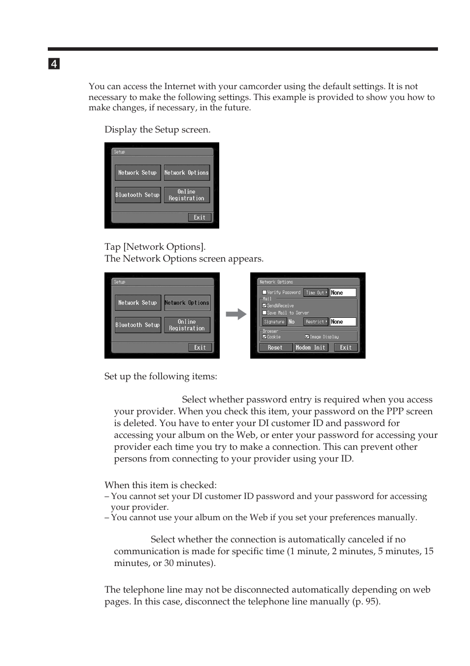 Sony DCR-IP5 User Manual | Page 42 / 124