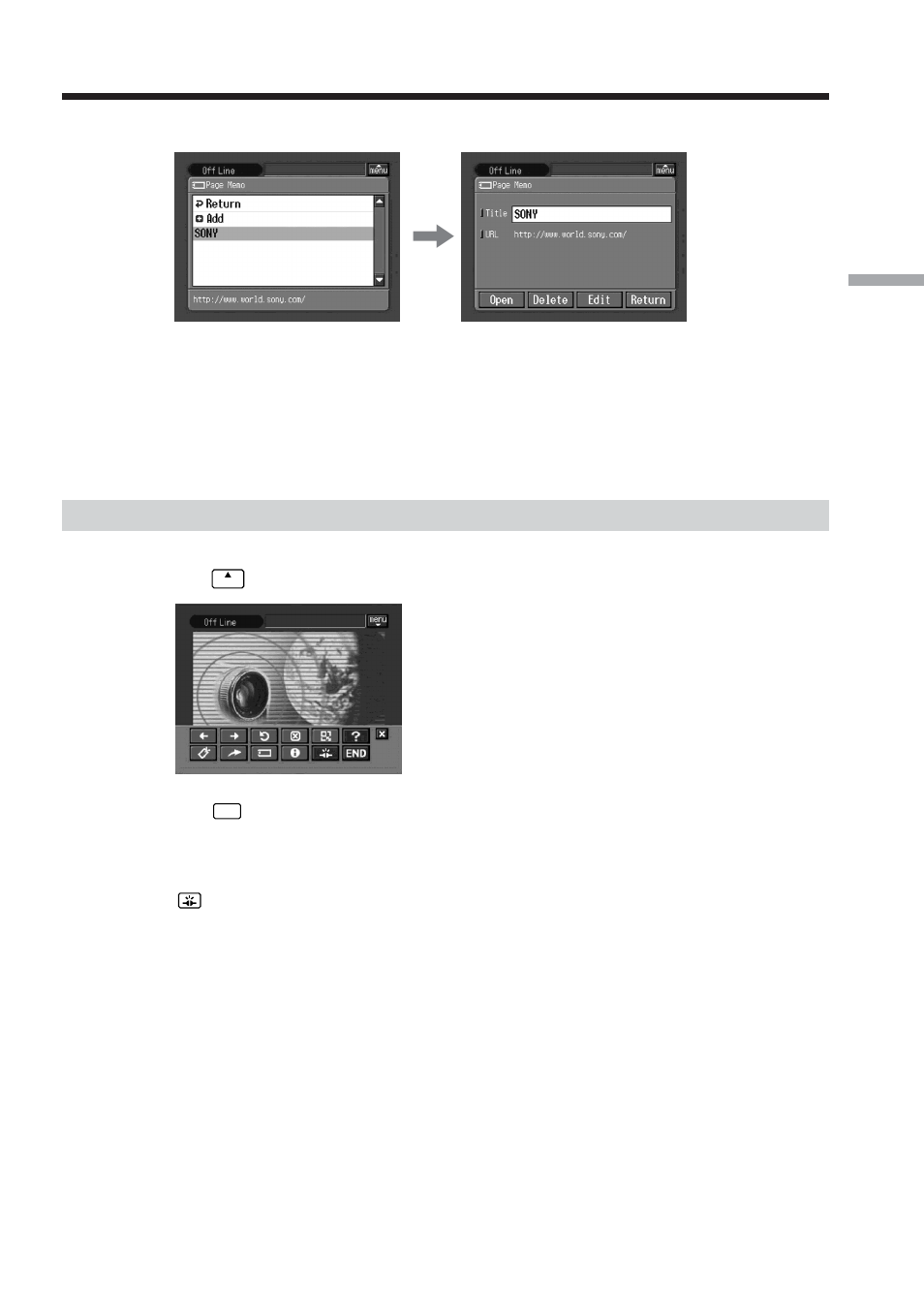 Shutting down the browser | Sony DCR-IP5 User Manual | Page 95 / 124