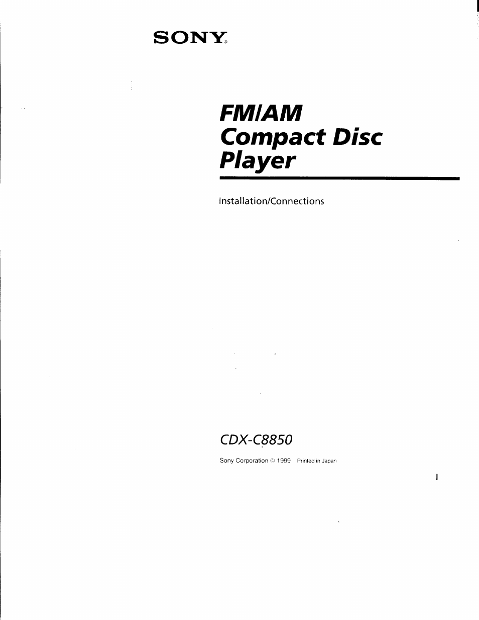 Fmiam compact disc player | Sony CDX-C8850 User Manual | Page 43 / 52