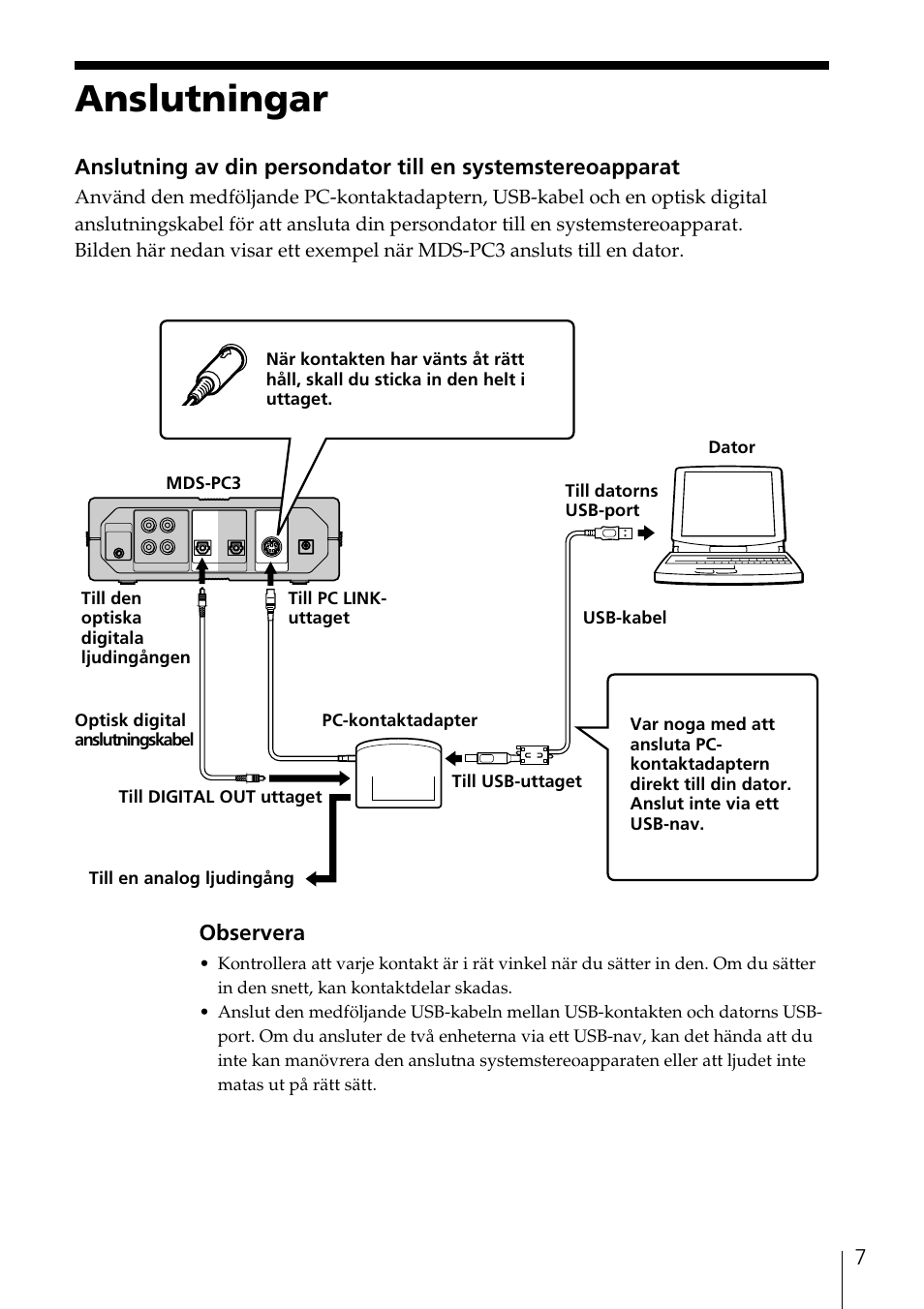 Anslutningar | Sony NAS-CZ1 User Manual | Page 157 / 241