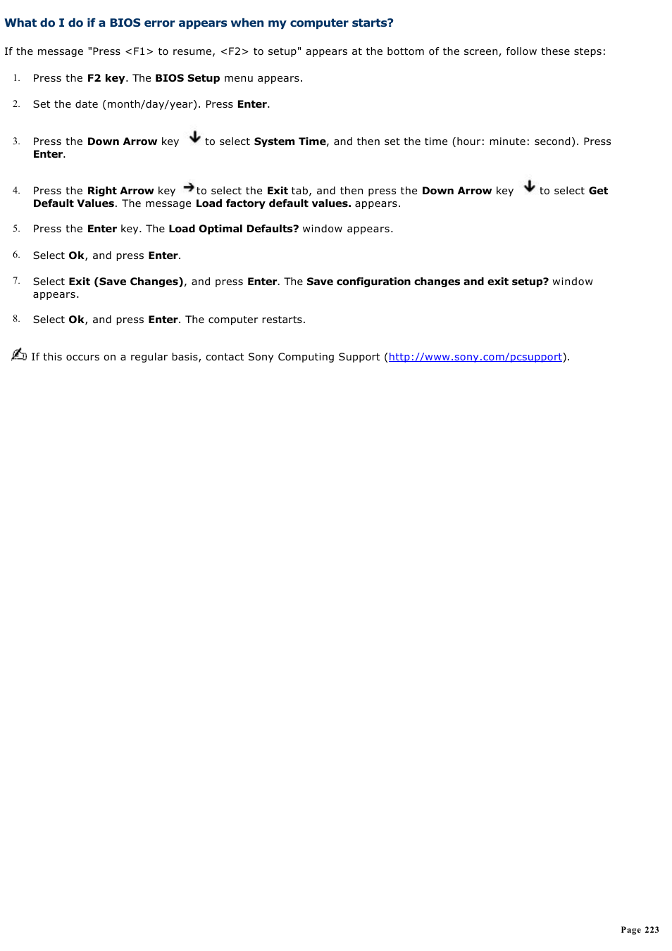 Sony VGN-A150 User Manual | Page 223 / 315