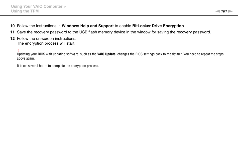 Sony VPCZ2390X User Manual | Page 101 / 216