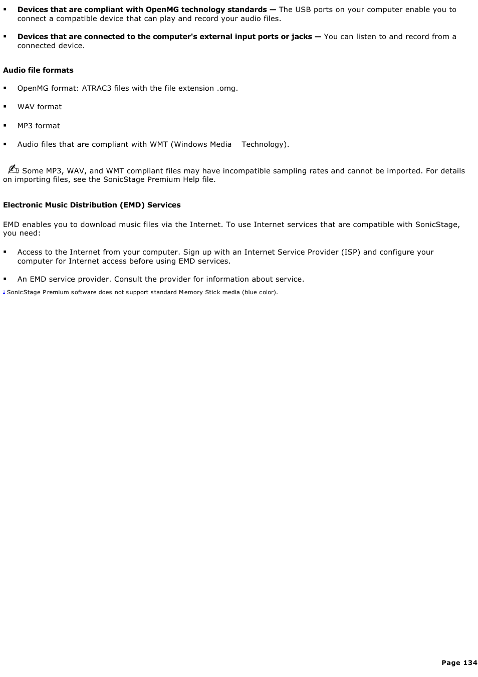 Sony PCG-R505ELK User Manual | Page 134 / 214