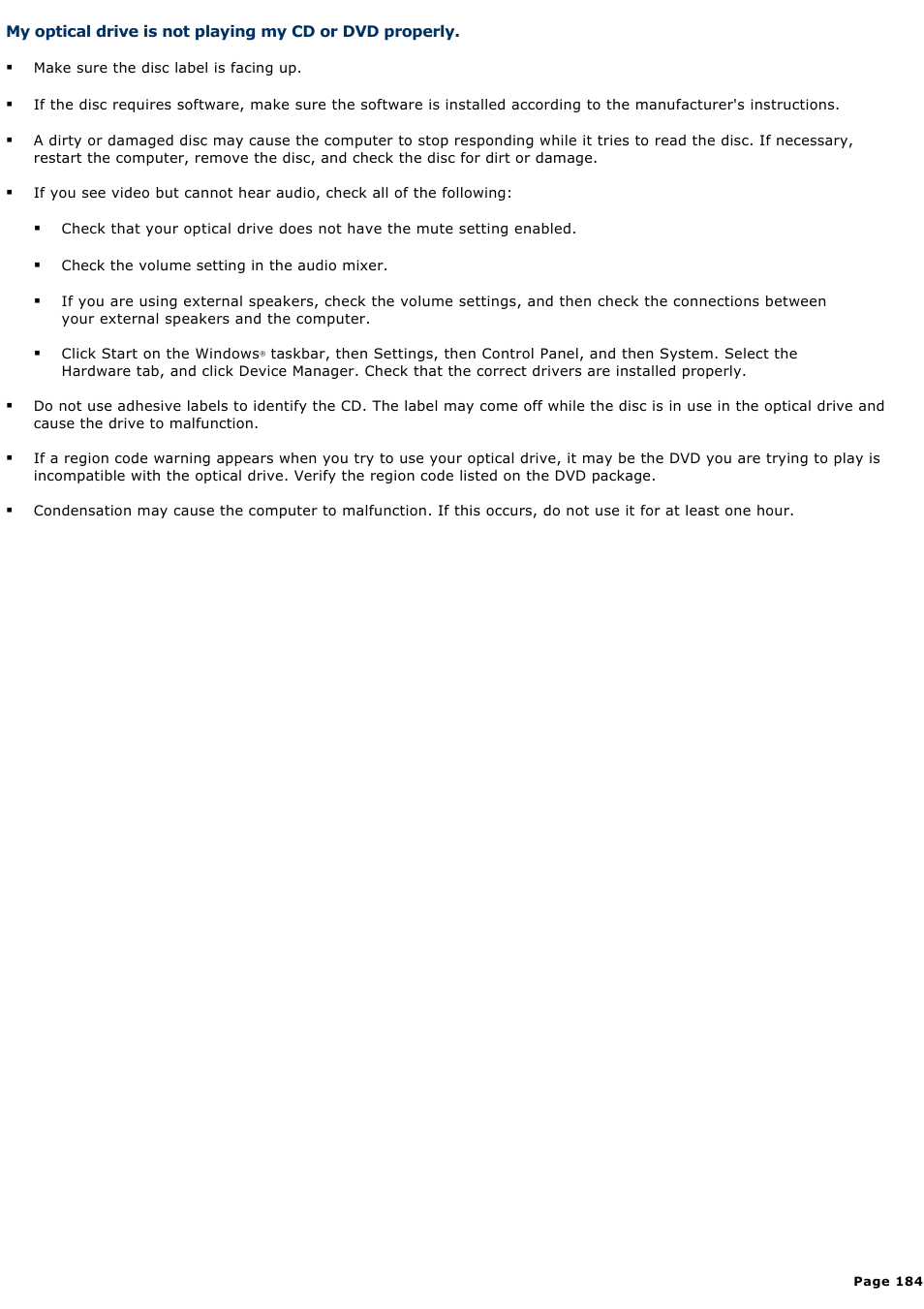 Sony PCG-R505ELK User Manual | Page 184 / 214