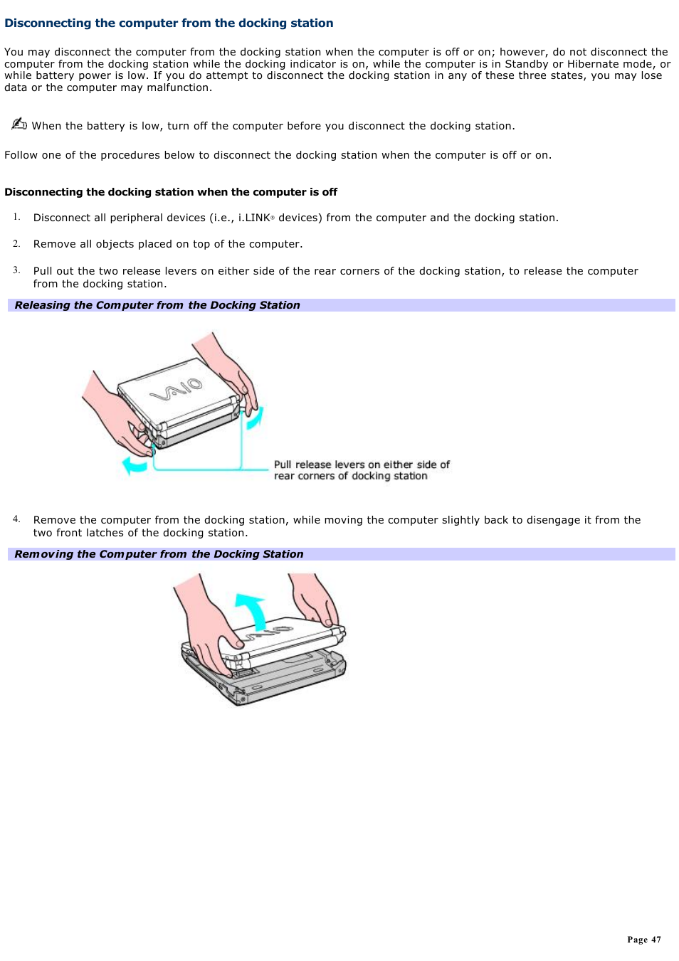 Sony PCG-R505ELK User Manual | Page 47 / 214