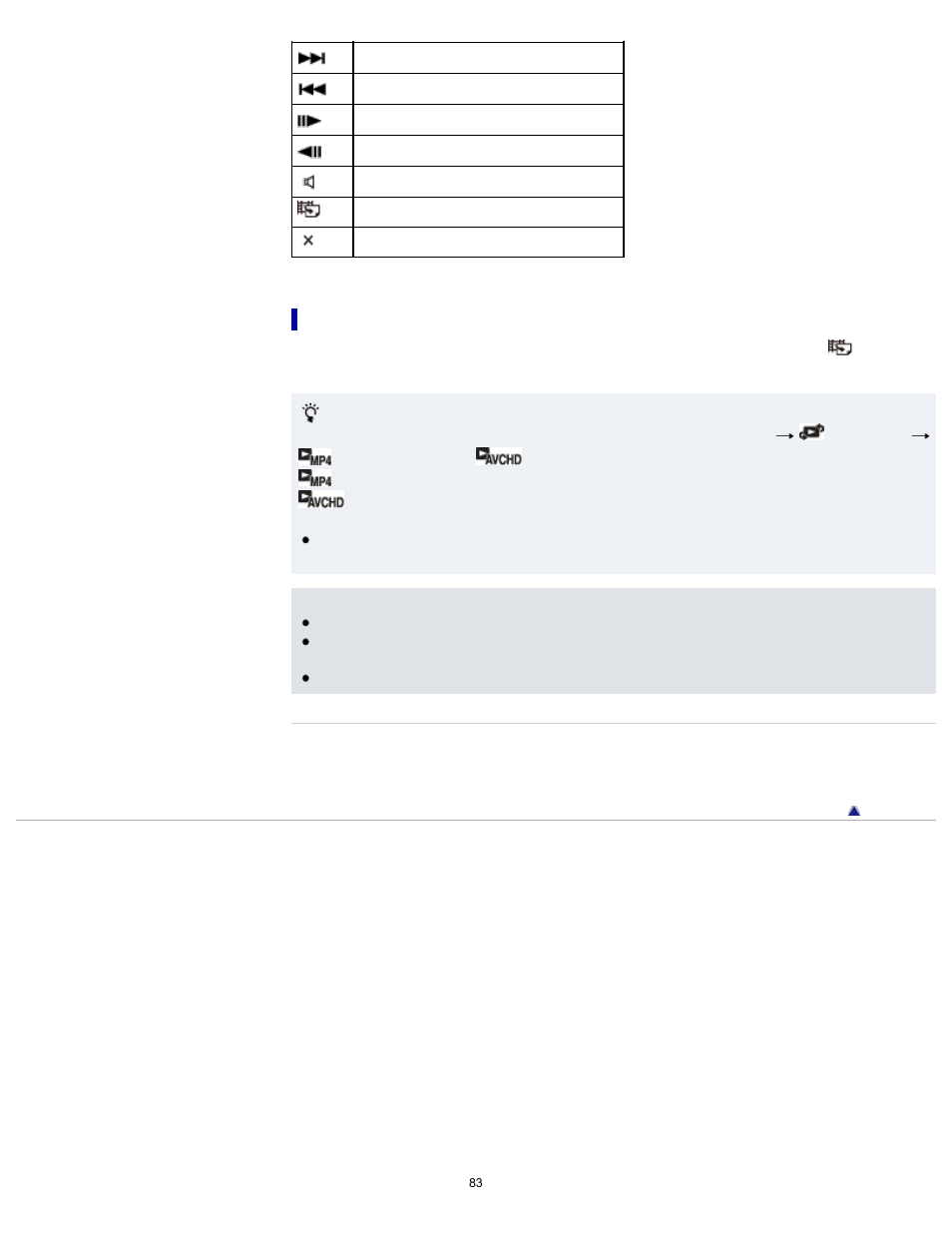 Making still images during movie playback | Sony DSC-TX200V User Manual | Page 83 / 281