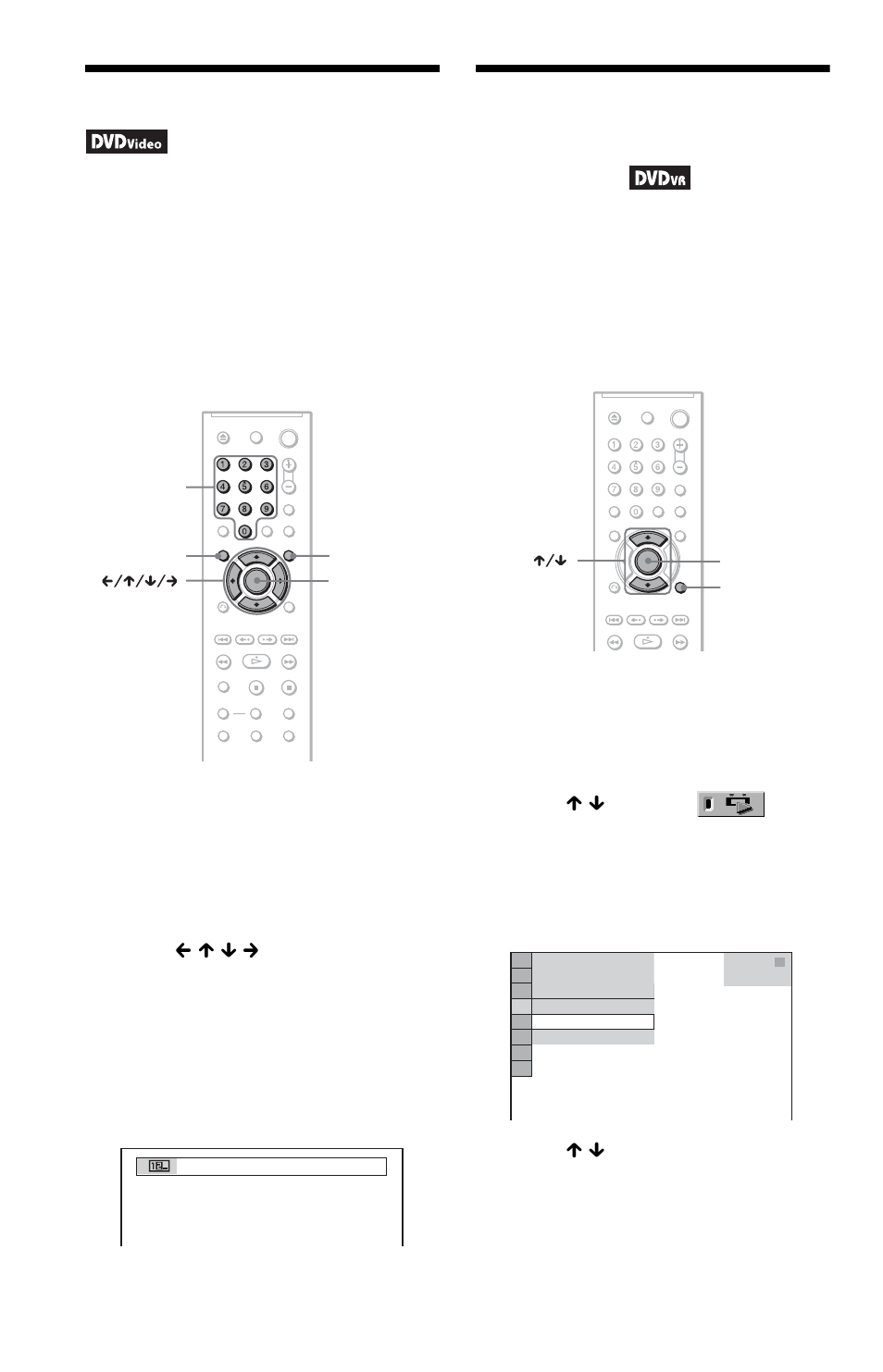L1 - using the dvd’s menu, Menu button (28), N (28 | Using the dvd’s menu | Sony DVP-NS71HP User Manual | Page 28 / 78