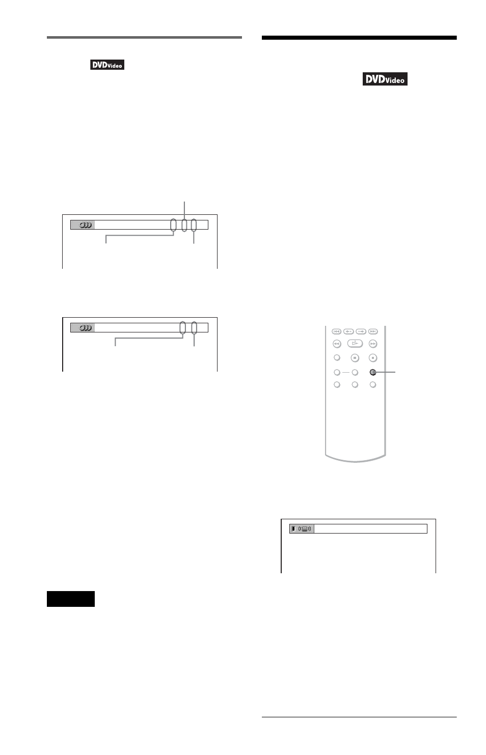 L1 - tv virtual surround settings (tvs), Tv virtual surround settings (tvs), Tv virtual surround settings | Checking the audio signal format | Sony DVP-NS71HP User Manual | Page 42 / 78