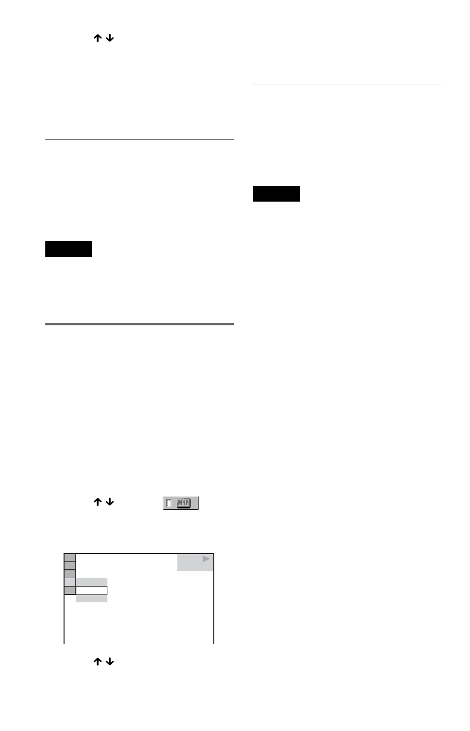 Adjusting the mnr | Sony DVP-NS71HP User Manual | Page 48 / 78