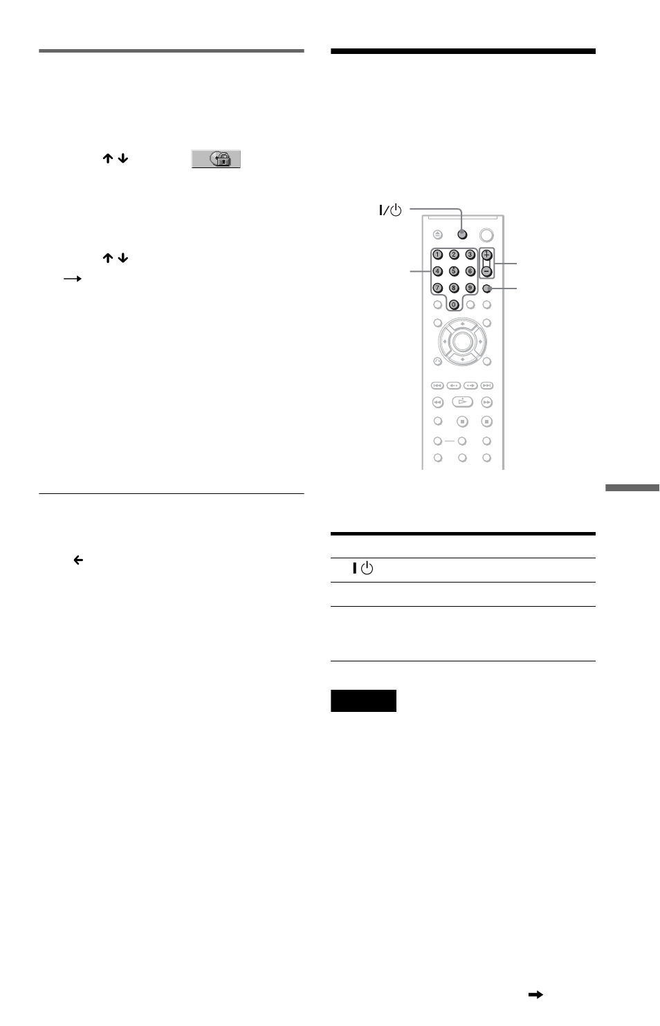 L1 - controlling your tv with the supplied remote, Controlling your tv with the supplied remote, Button (59) | Ns (59), Changing the password | Sony DVP-NS71HP User Manual | Page 59 / 78