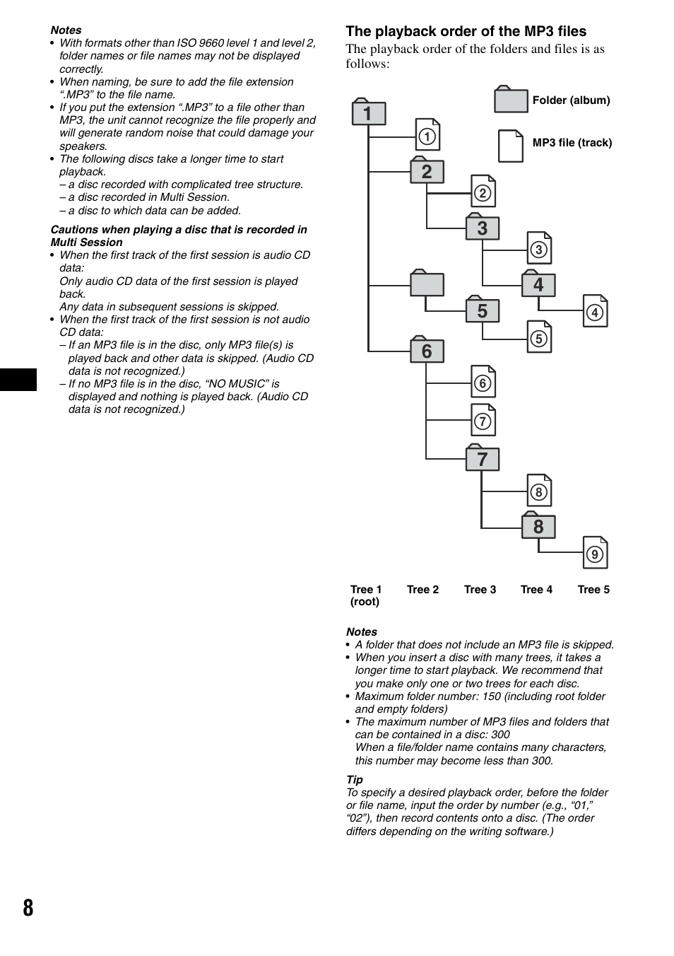 Sony CDX-R3300 User Manual | Page 8 / 68