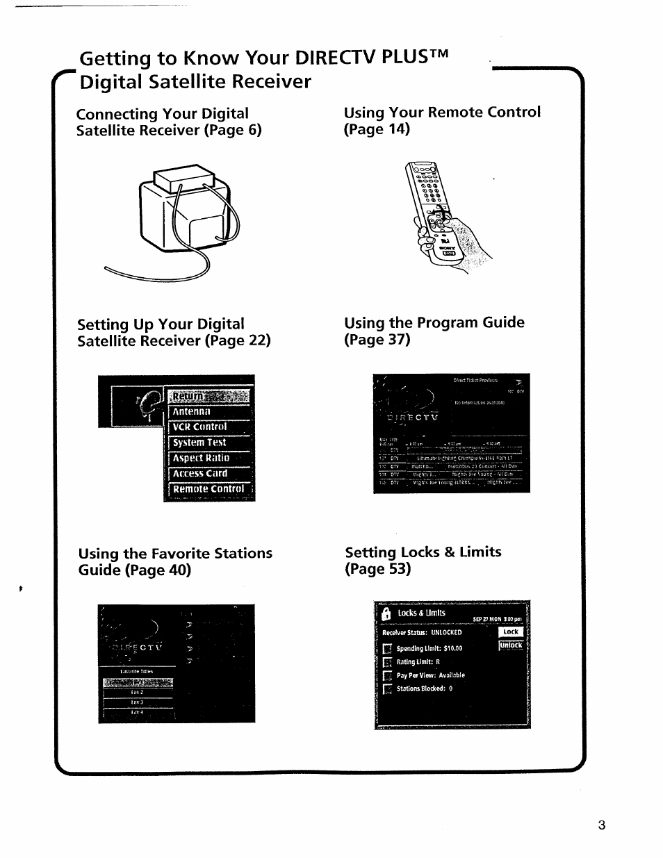 Ìrvc txt | Sony SAT-A55 User Manual | Page 3 / 80