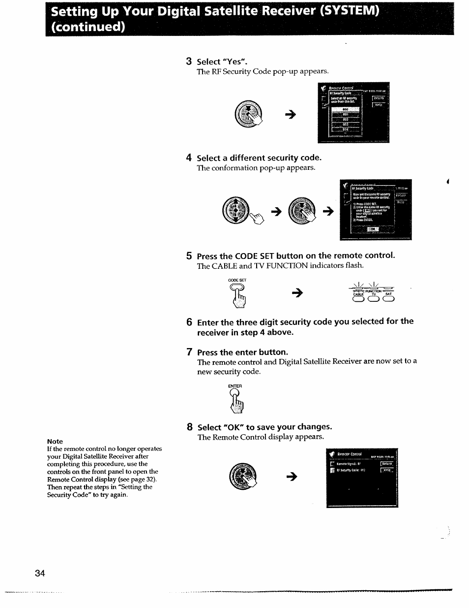 Sony SAT-A55 User Manual | Page 34 / 80