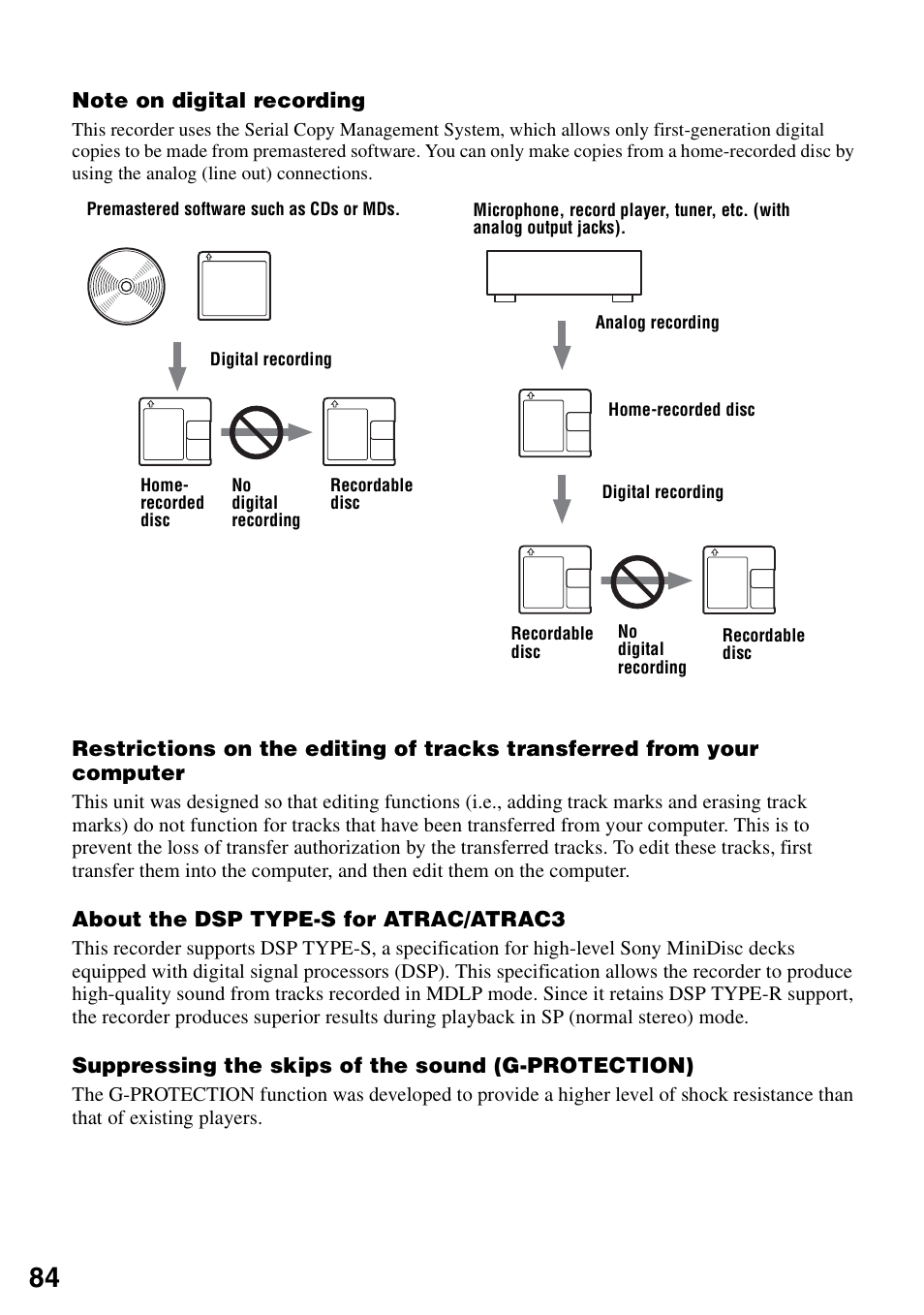 Sony MZ-RH910 User Manual | Page 84 / 115