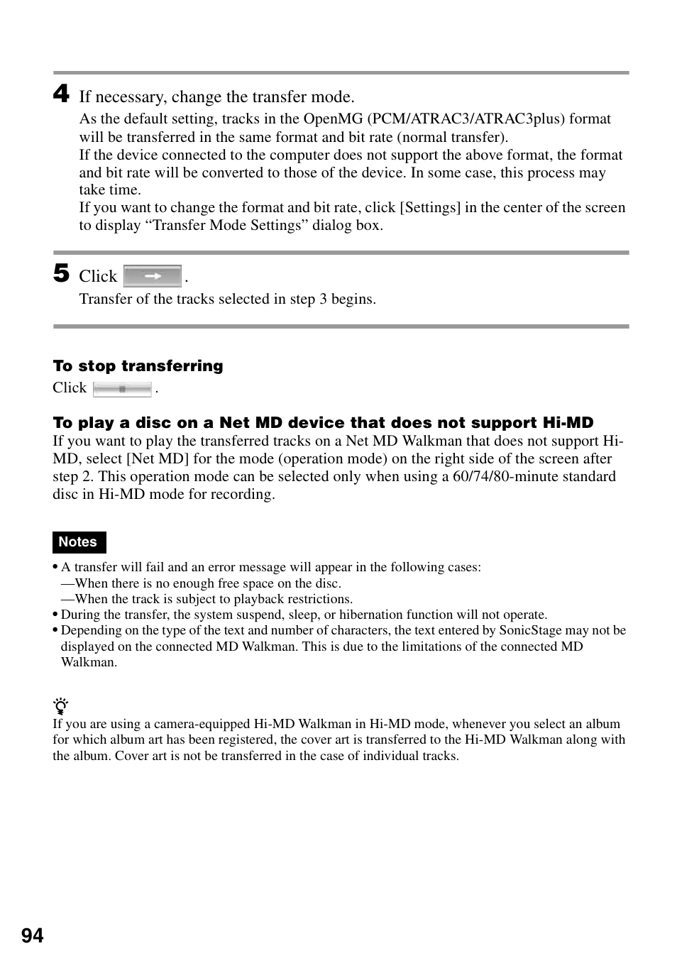 Sony MZ-RH910 User Manual | Page 94 / 115