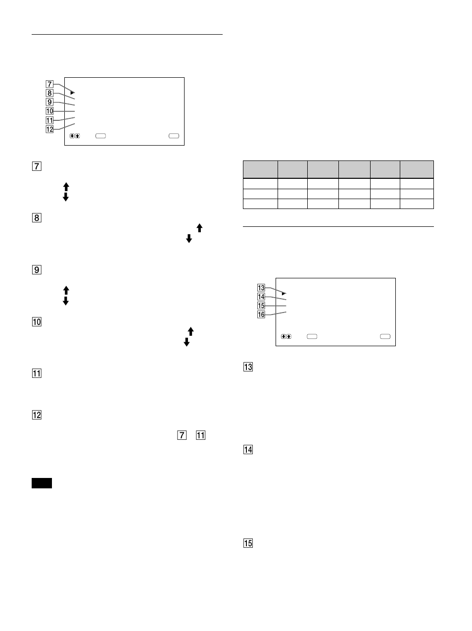 Menu dimen immag, Menu config | Sony PFM-510A1WU User Manual | Page 137 / 184