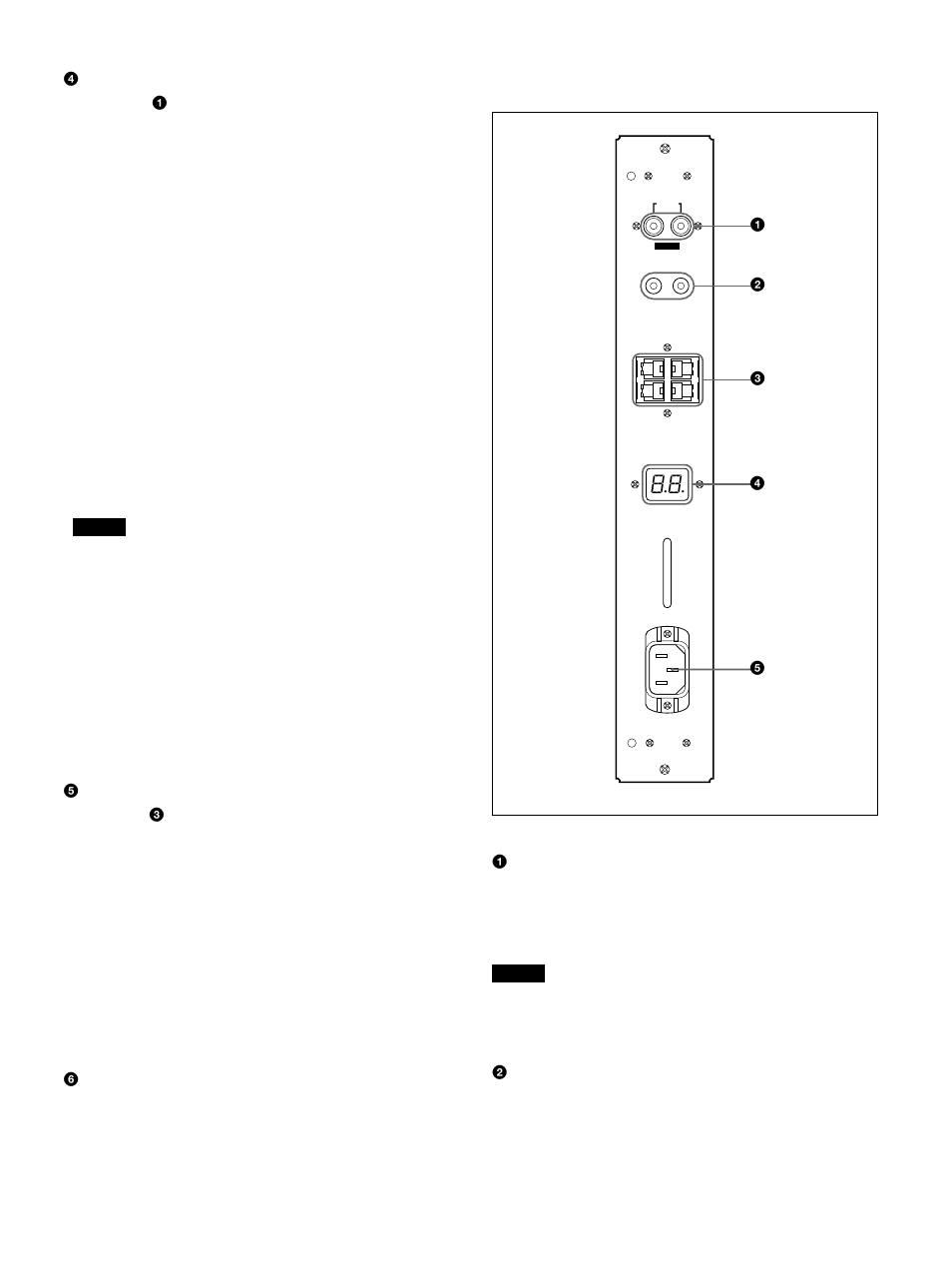 左コネクターパネル | Sony PFM-510A1WU User Manual | Page 161 / 184