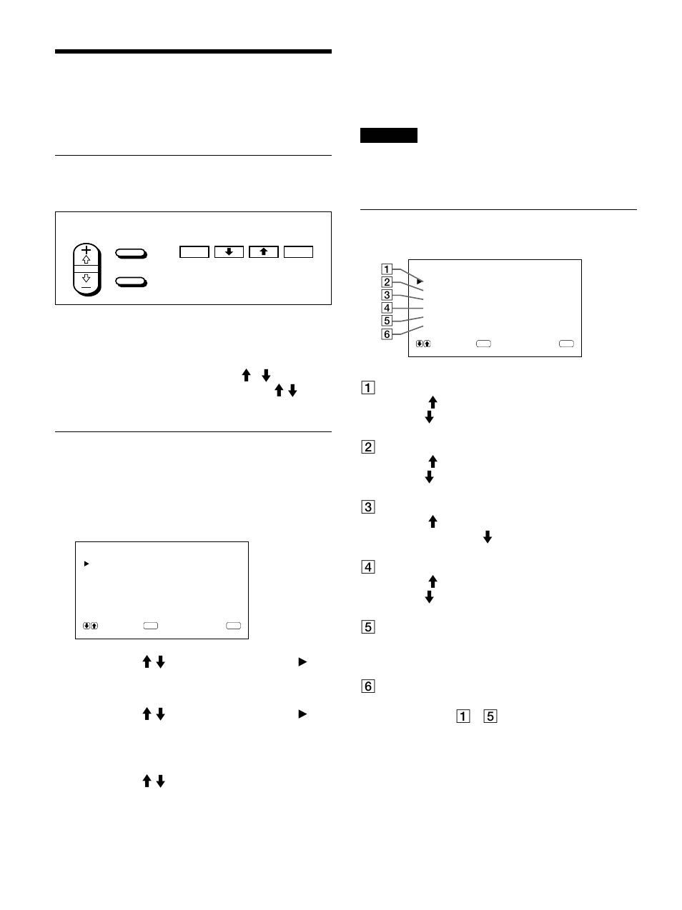 Utilisation des menus dﾕaffichage, Exploitation des menus, Guide de menu | Utilisation des menus d’affichage, Touches d’exploitation des menus, Configuration des menus, Menu ctrl image | Sony PFM-510A1WU User Manual | Page 46 / 184