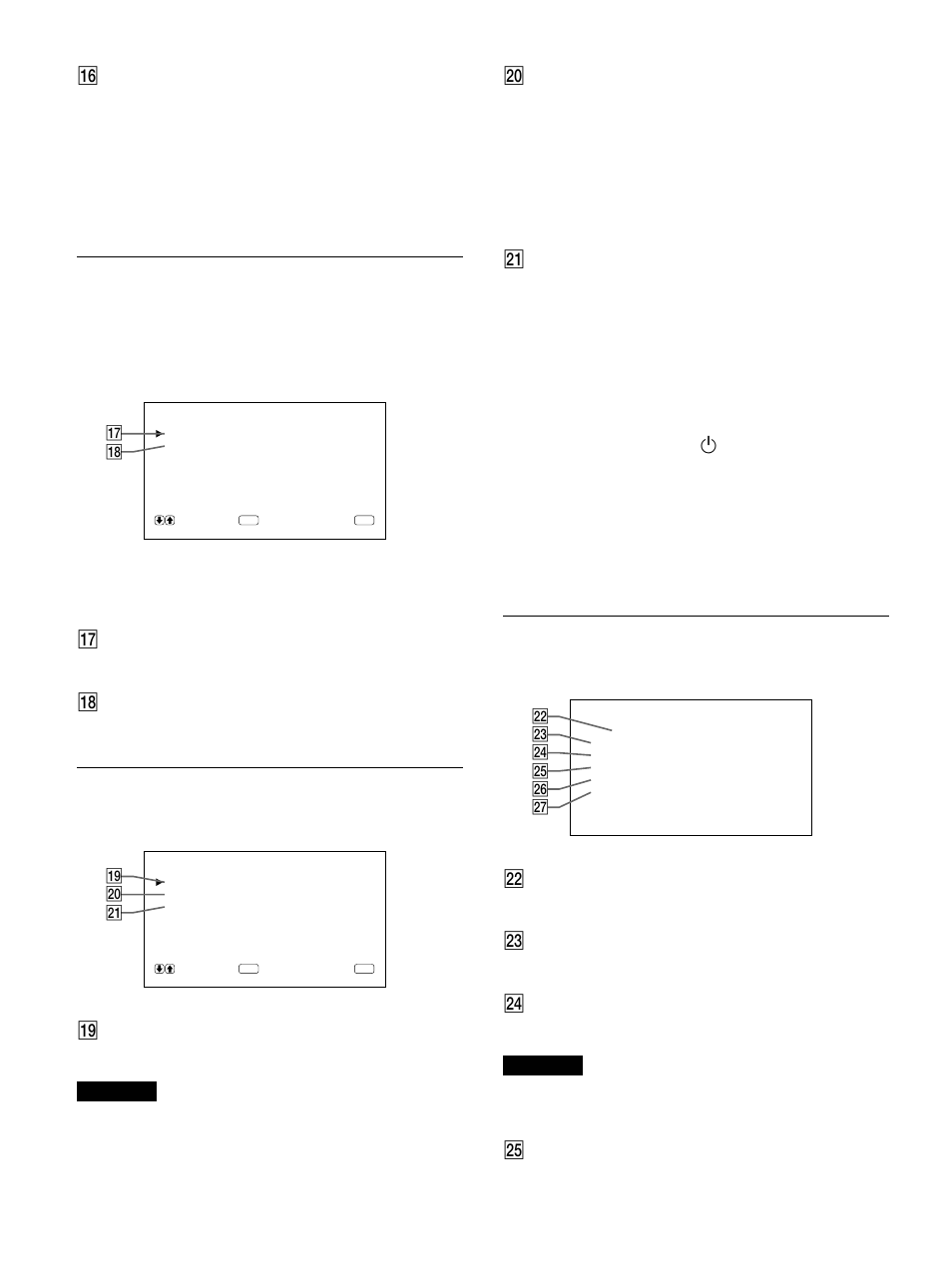 Menu telecommande, Menu statut, Ce menu sert au réglage de la télécommande | Ql no. index définit le numéro de la télécommande, Ce menu sert à afficher l’état interne du moniteur | Sony PFM-510A1WU User Manual | Page 48 / 184