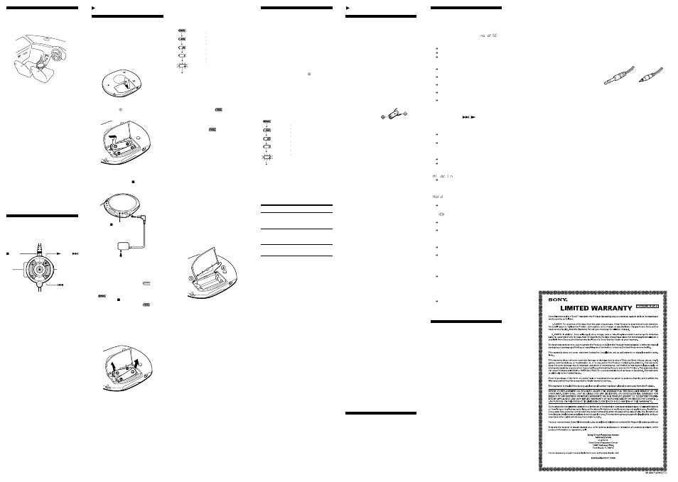 Sony D-E225 User Manual | Page 2 / 2